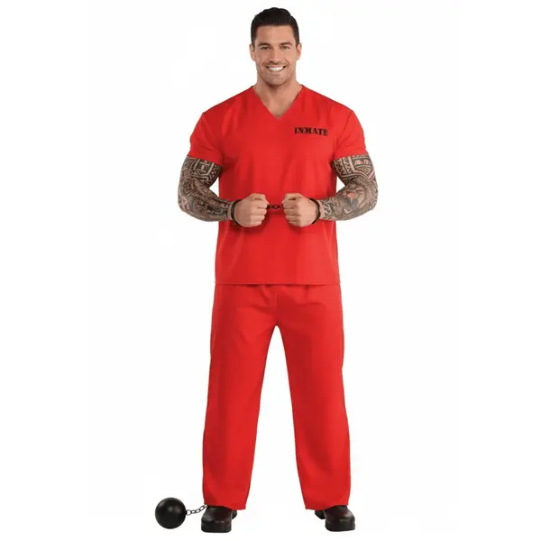 Incarcerated Uniform Adult Costume