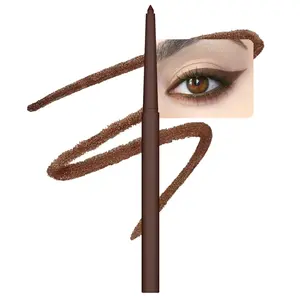 Brown Eyeliner Pencils for Eyes, Brown Colored Eye Liner Pencil Pen Makeup Waterproof Smudge Proof, Colored Gel Waterline Eyeliner Liquid, Face Eye Paint Stick Lipstick Halloween Makeup 11