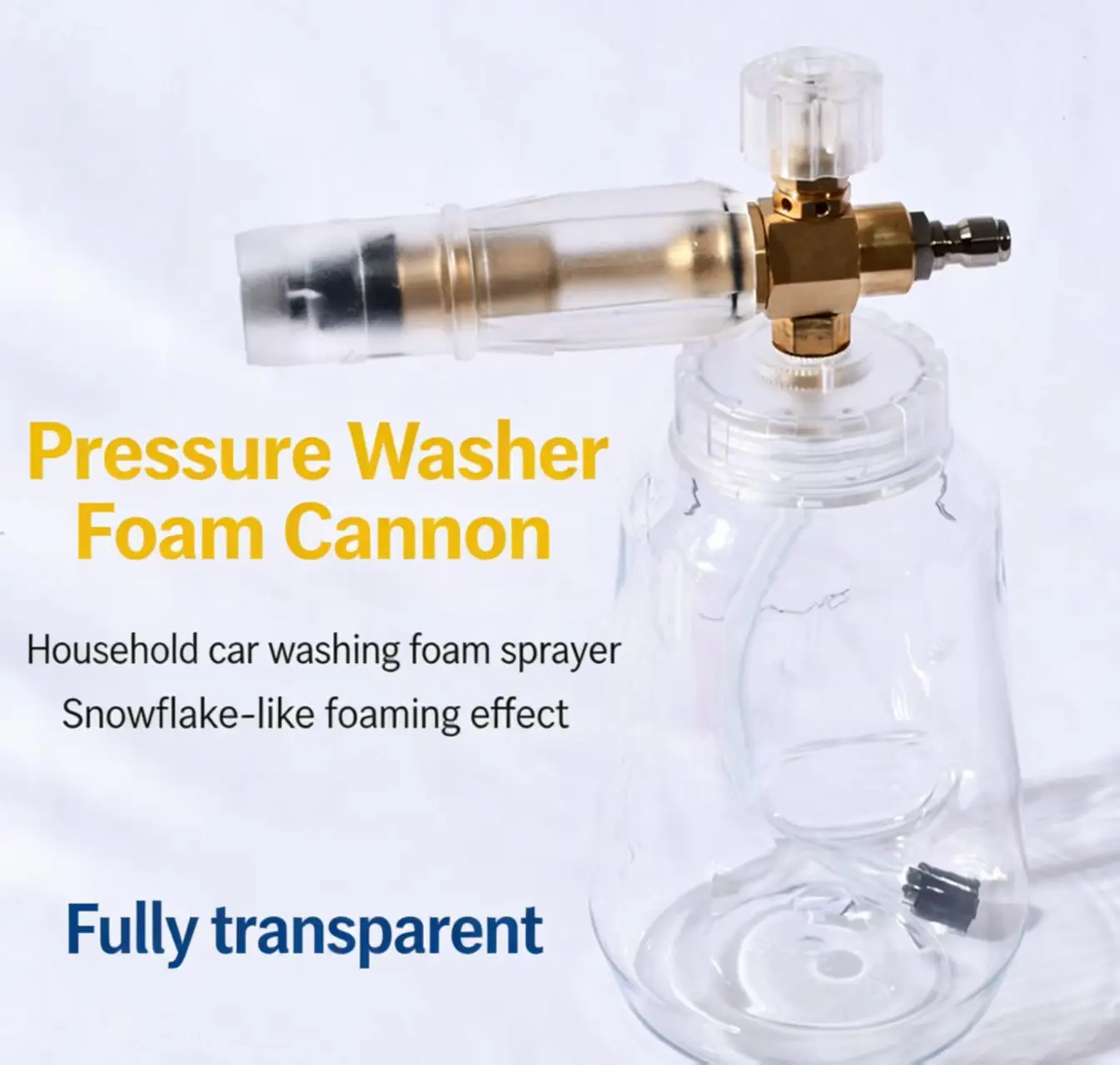 ROCRIKS Professional Foam Cannon V2.0 | Auto Detailing Supplies | Foam Sprayer, Foam Gun, Snow Foam Cannon, foam sprayer for cars, car wash foam