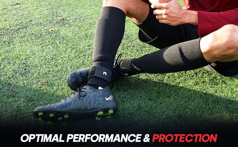 MediCaptain Elite Soccer Bundle - Grip Sock, Shin Guards, Pre-Cut Sock Sleeves, and Shin Guard Straps Bundle – Essential Equipment for Futbol Players