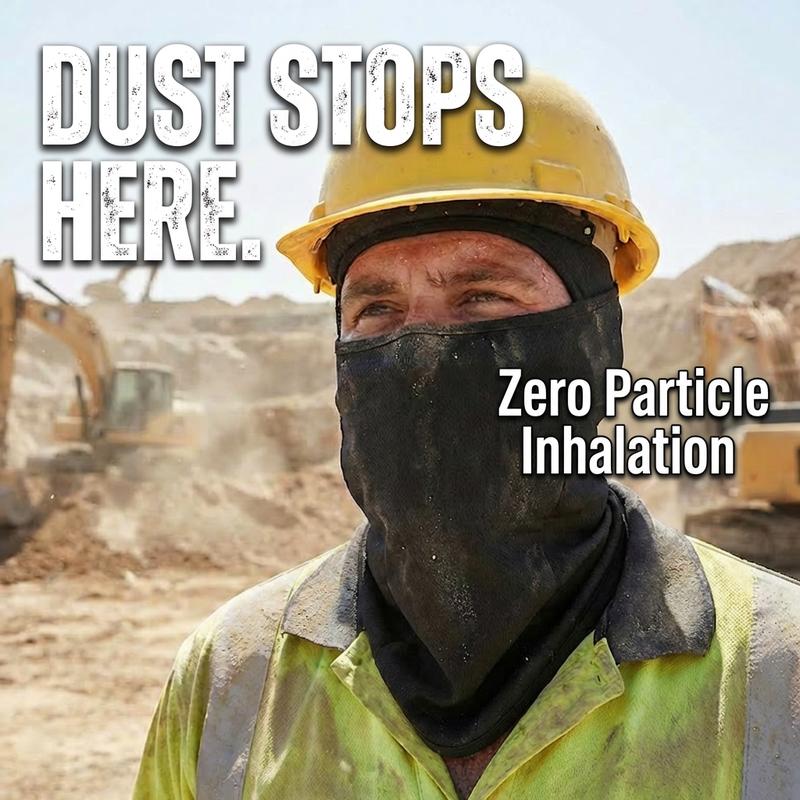 Tactical Black Full Face Mask - Lightweight Sweat-Wicking Balaclava for Biker, Cycling, Fishing & Skiing