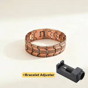 Copper  for Men, 3X Ultra Strength Magnetic , Adjustable Wearable Fitness Tracker Modern, Jewelry Gifts for Men Wearable