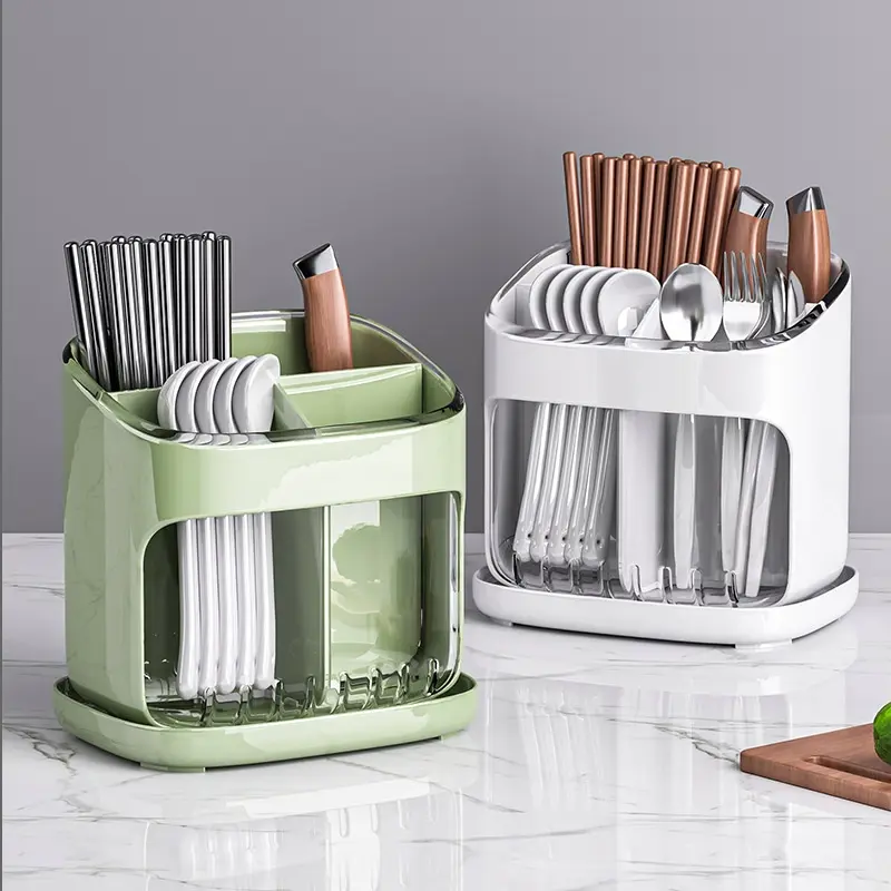 Kitchen Chopstick Holder Household Draining Transparent Storage Rack Knife Fork Spoon Box Basket Bucket Wall-Mounted for Mini Portable Jewelry Large Yellow Bin with Lid organization shoe cabinet organizer Compact USB Vacuum Bags Rustic Farmhouse Tampon