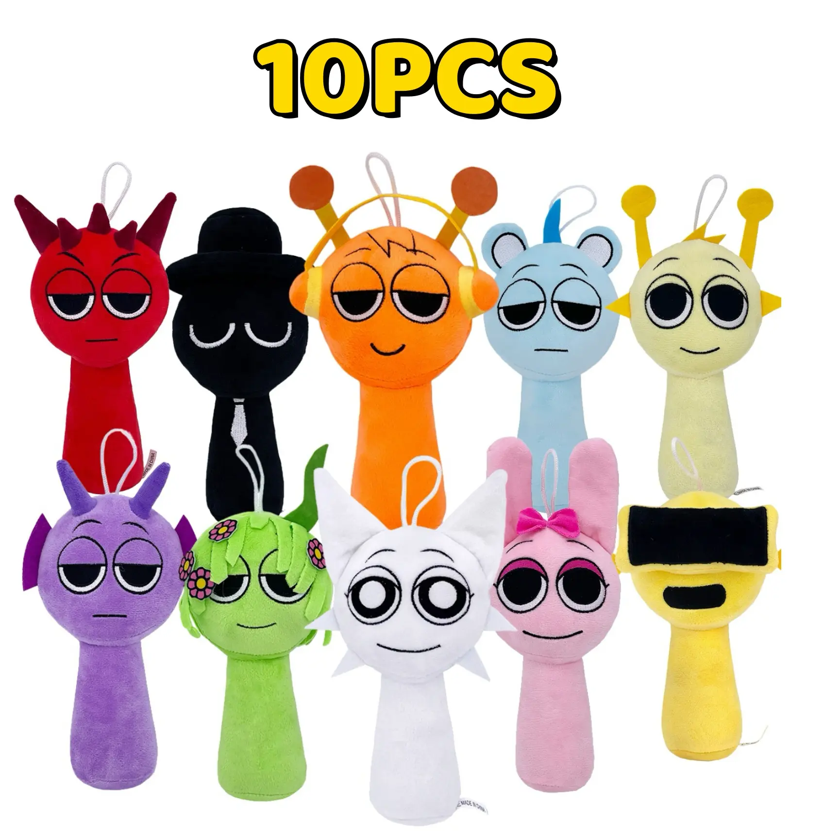 10Pcs Sprunki Incredibox Plush Toys. Kawaii Sprunki Plushies Set Soft Comfort Pillow Dolls. Cute Plush Toy Collection for Kids. Birthday Gag Gift Graduation Summer Camp Gen Z 2026 SummerWins DealsForYouDays.