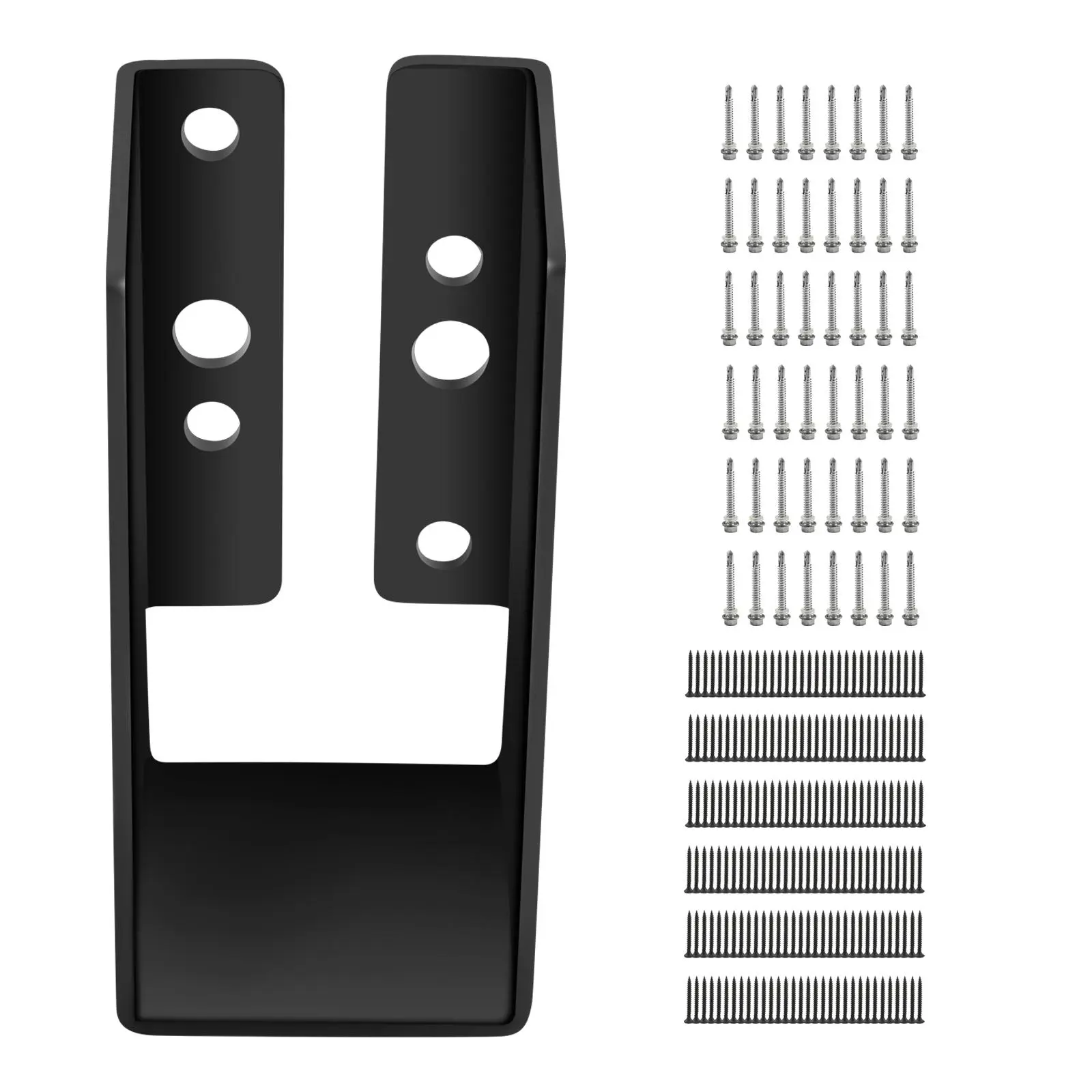 【SummerFinds】VEVOR Concealed Joist Hanger, 2\"x4\" Outdoor Accent Concealed-Flange, Pack of 24 Concealed Joist Bracket, Q235 Steel Plate Powder-Coated Concealed Face Mount Joist Hanger for 2\"x4\" Beam Swing, 3.7\