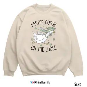 Easter Goose On The Loose T-Shirt, Easter Goose Shirt, Silly Easter Goose Shirts, Happy Easter Day Gift, Cute Easter Shirt