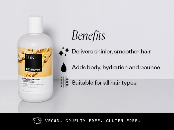 IGK GLOSSY GIRL BUNDLE | Expensive Amla Oil + Mistress Hydrating Hair Balm + Legendary Shampoo + Legendary Conditioner | Vegan | 741ml | 25 oz