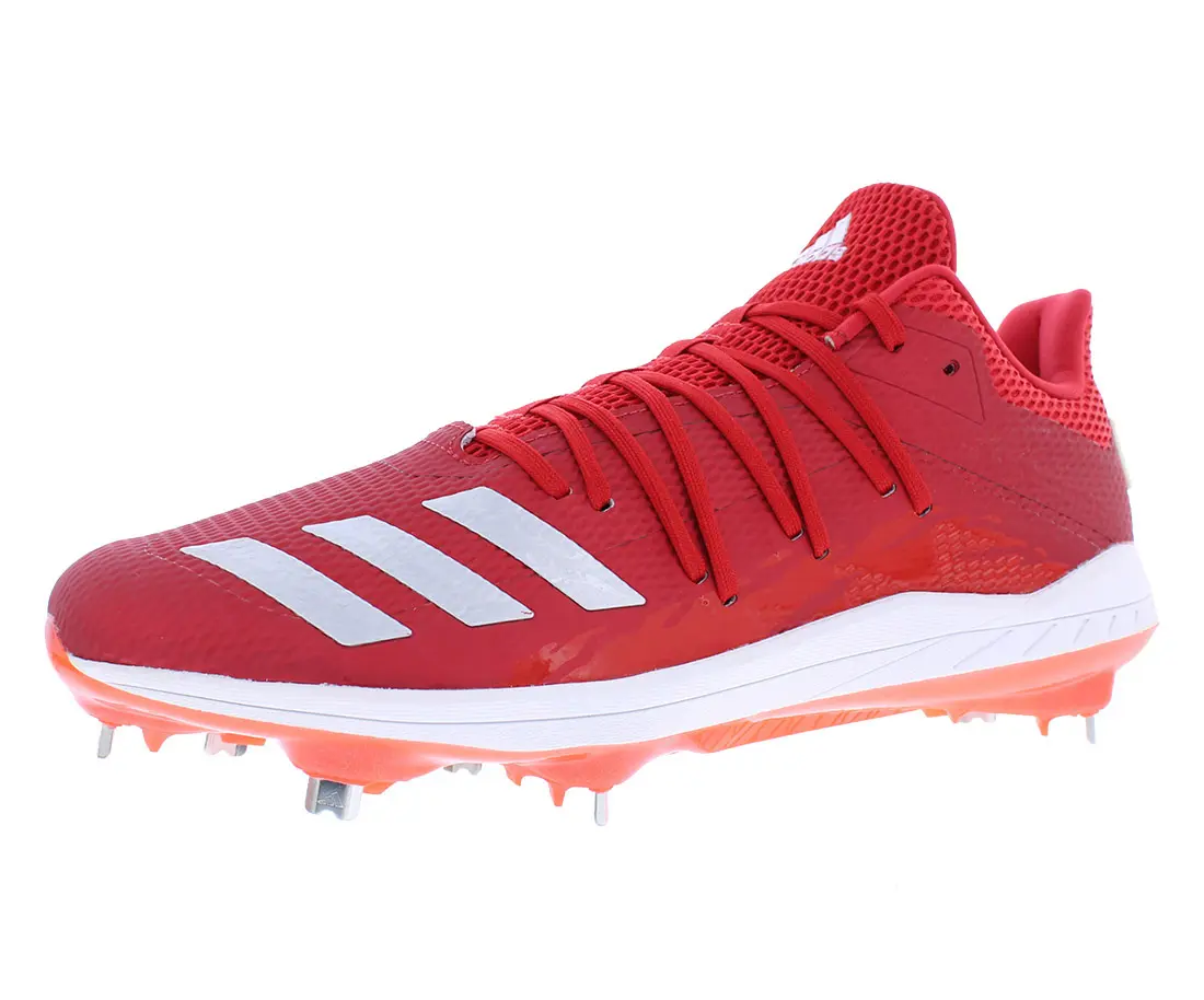 Adidas Afterburner 6 Speed Trap Men's Baseball Cleats - Lightweight Lace-Up Athletic Shoes with Molded Cleats for Baseball, Softball