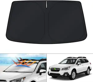 Canvcle Windshield Sun Shade for 2015-2019 Subaru Outback Foldable UV Protection Sun Visor Protector Blocks 99% UV Rays & Heat Keeps Car Cooler