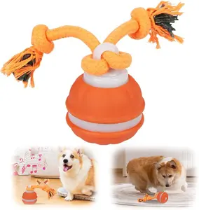 Interactive Dog Toys with Motion Activated, Squeaky Dog Toy Active Rolling Ball, Ball for Daily Training,Used for cats and dogs, pet accessories, cute pet toys(2.95*2.95*4.33inch)