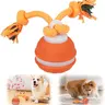 Automatic Rolling Ball Dog Toy - Compact, Motion-Activated, Squeaky, Puppy Training Tools, Daily Training, Engaging Play, Enhances Playtime, Single Toy Pack, 2.95*2.95*4.33 in