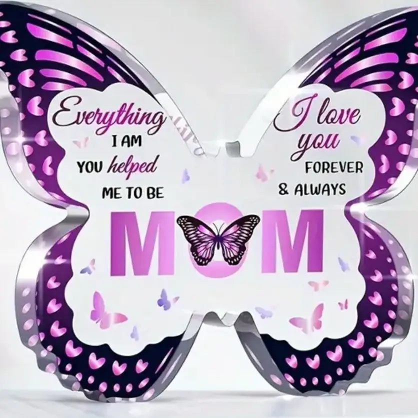 Mother’s Day Butterfly plaque and butterfly lollipop gift set, Snack