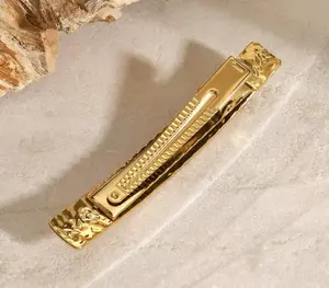 Uworld Exquisite Hammer Patterned Hair Clip Hair Accessory For Women Decorative Hair Accessory Gift For Her