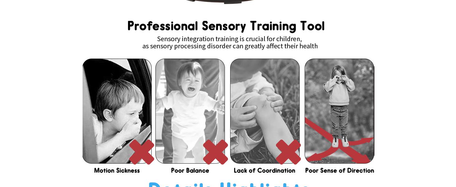 Upgrade Swivel chair for Children & Adult 360 Spinning Seat Sensory Toy Chair Indoor and Outdoor Play Equipment for Balance Development 3+  kids outdoor play Bag Ergonomic