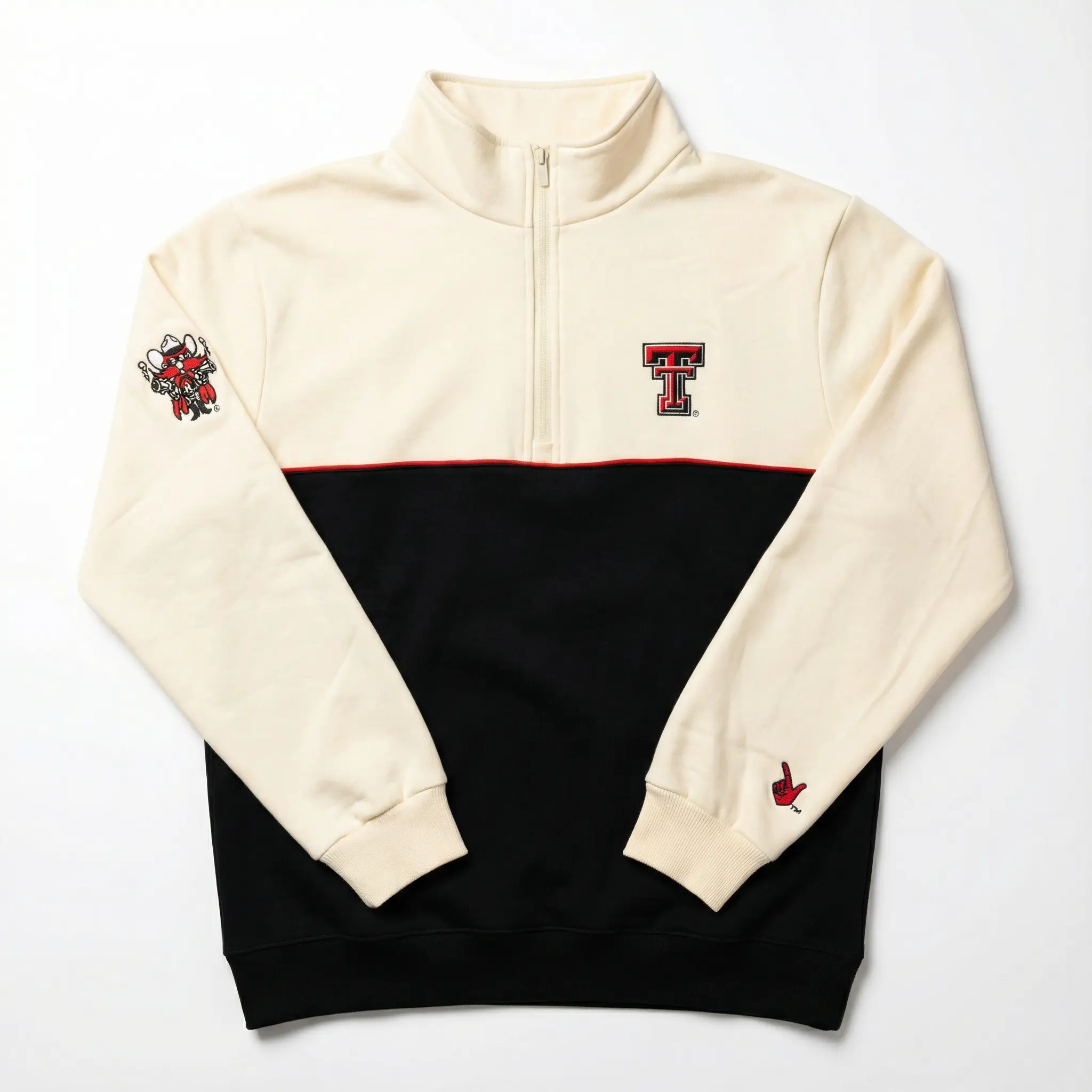 Embroidered College Quarter Zips
