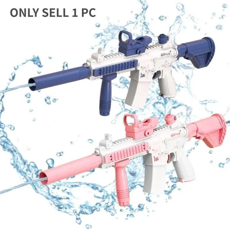 Rechargeable Large Electric Water Gun, Lithium Battery-Powered Squirt Guns for Summer Parties, Outdoor Pool and Beach Fun for All Ages