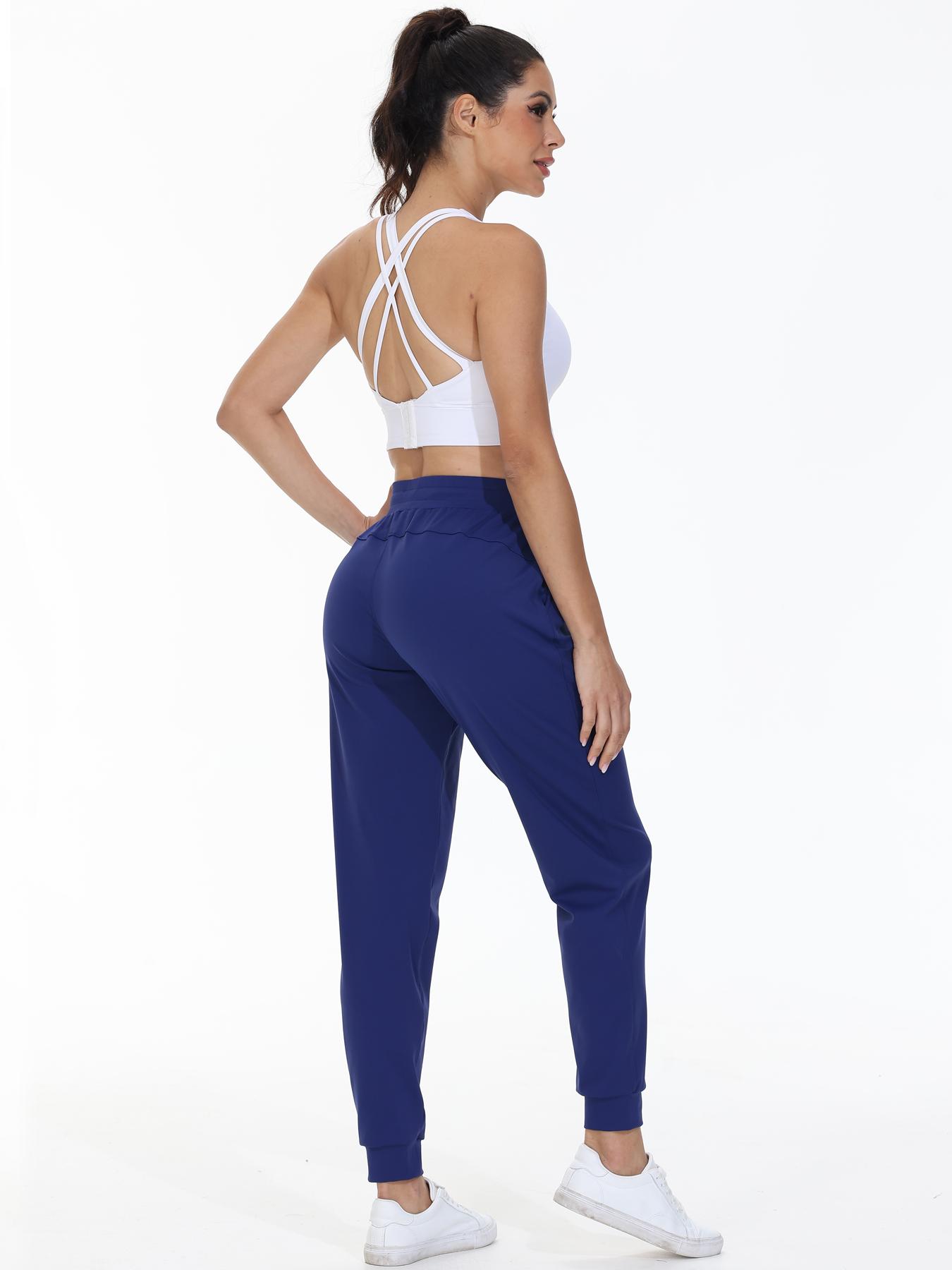 Women's High Waisted Athletic Joggers with Drawstring & Side Pockets ,Workout Yoga Gym Sweatpants , Lounge Pants for Running, Fitness, Casual Everyday Active Wear Women's High Waisted Athletic Joggers with Drawstring & Side Pockets ,Workout Yoga Gym Sweatpants , Lounge Pants for Running, Fitness, Casual Everyday Active Wear