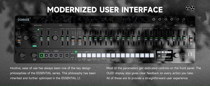 Donner KB-32M Keyboard Matching with Essential L1 Monophonic Analog Synthesizer Donner KB-32M Keyboard Matching with Essential L1 Monophonic Analog Synthesizer