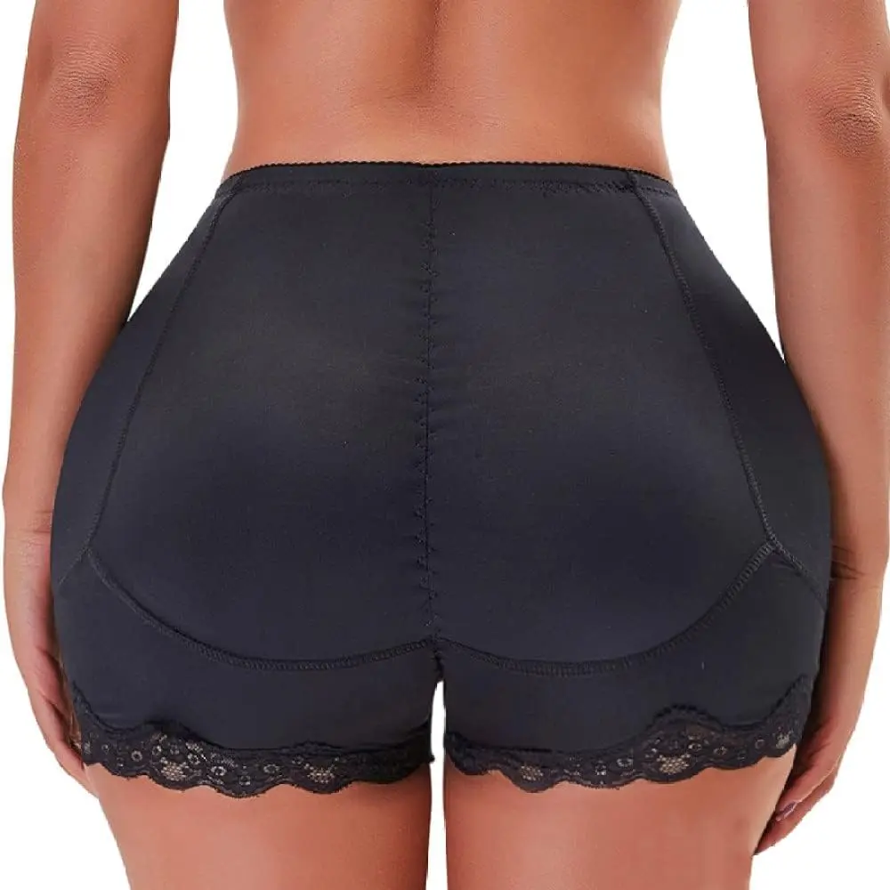 Women's Padded Butt Lifter Shapewear Shorts - Stretchable Hip Enhancer & Tummy Control Panty for a Smooth, Comfortable Fit, Casual, Everyday, Dress, Dances, Light, Wedding, Shaper, Sexy, Party, Cocktails, Solid, Pull On, Stretchable Back, Body Shaping, Ba
