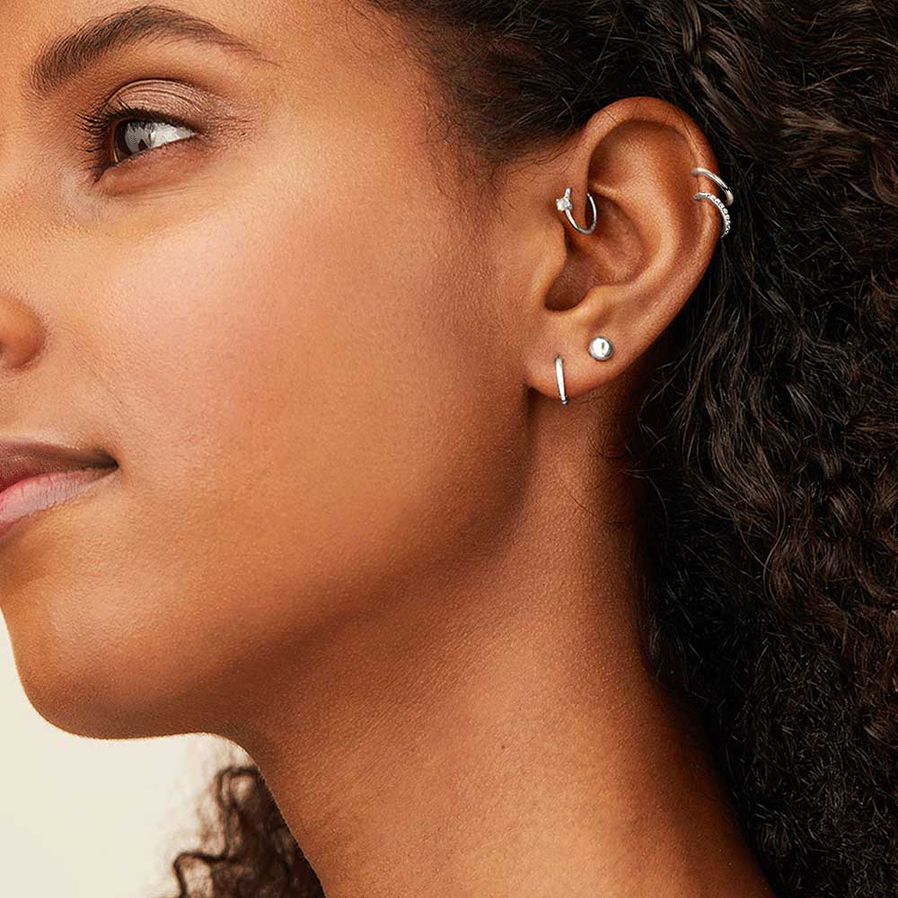 Jstyle 16G Surgical Steel Hinged Clicker Septum Nose Rings Hoop Helix Cartilage Daith Tragus Earrings Body Piercing Jewelry