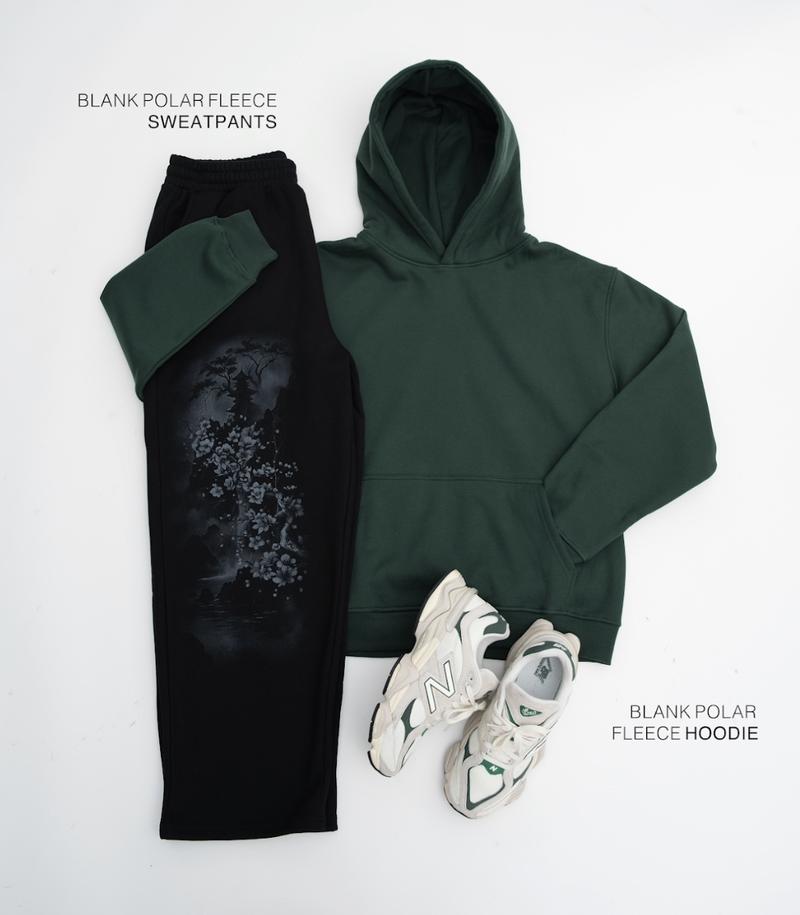 EKKO Blank Hoodie | Polar Fleece 380 GSM | Men's & Women's Hoodie