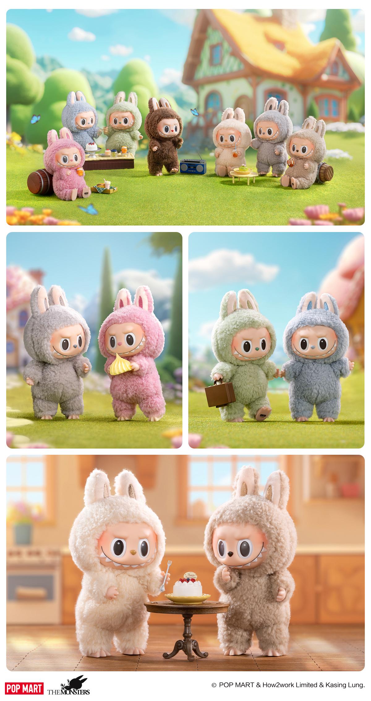 POP MART THE MONSTERS - Exciting Macaron Vinyl Face Blind Box, Labubu Collectible Toys-1.0