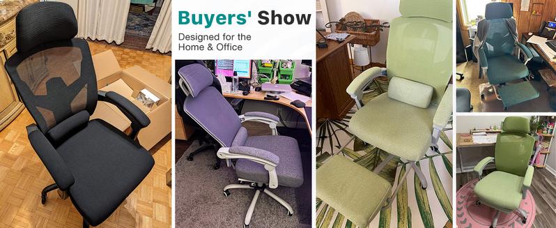 【Deal】SweetFurniture Ergonomic Office Chair, Reclining High Back Mesh Computer Desk Swivel Rolling Home Task Chair