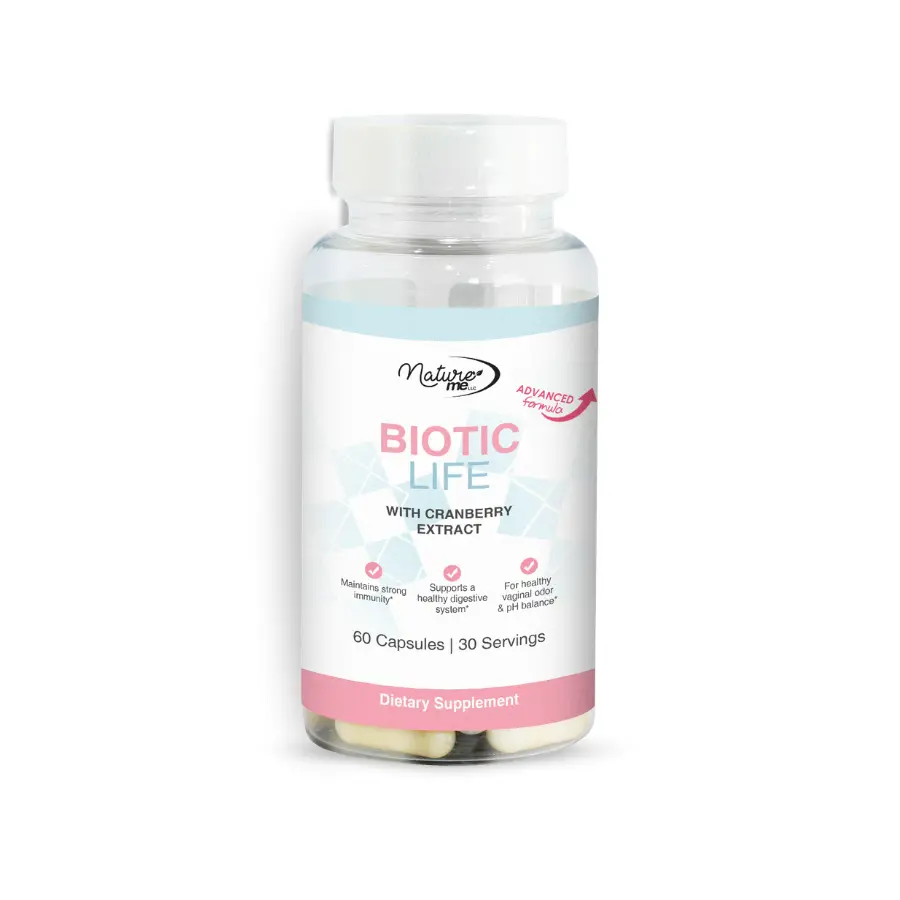 Biotic Life Advanced Formula Probiotic Capsules, Daily Dietary Supplement with Lactobacillus Probiotic Blend & Cranberry