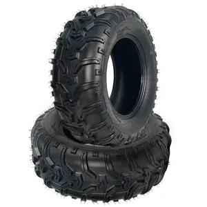 Garvee 24x8-12 ATV UTV Tires 2 Pack - All Terrain 24x8x12 Tubeless 4PR Tires for Trail, Desert, Mud, Dirt, Street, Sand Use