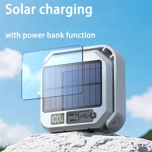 Outdoor Power Loss Solar Charging Power Bank With Backup Lighting