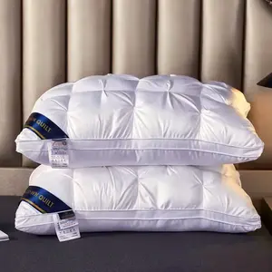 2-Piece Sleep Pillow Set, Soft Supportive Bed Pillows, Suitable for Back, Stomach, or Side Sleeping Luxury Hotel Pillows
