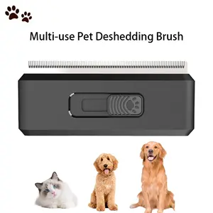 Deshedding Brush for Dogs & Cats – Undercoat Grooming Tool for Short & Long Hair, Removes Loose Fur & Dirt, Reduces Shedding for Small & Large Pets，Adjustable Pet Hair Remover,Grooming Tool for Small Animals，Dog accessories，Dog products，Pet stuff