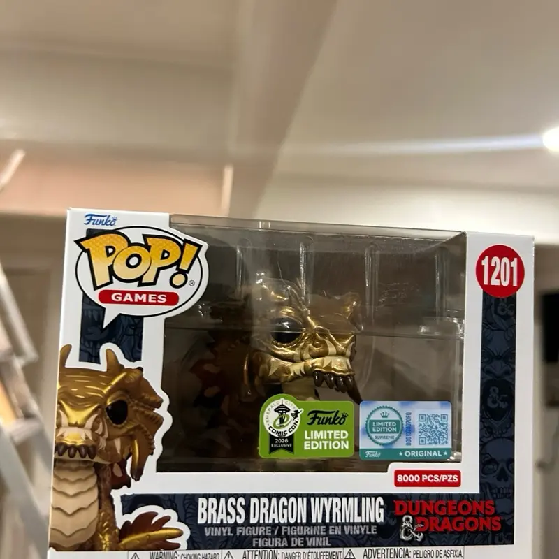 Funko Pop Dungeons & Dragons Brass Dragon Collectible Figurine - Limited Edition (8000 Pieces), Figurines for Collectors