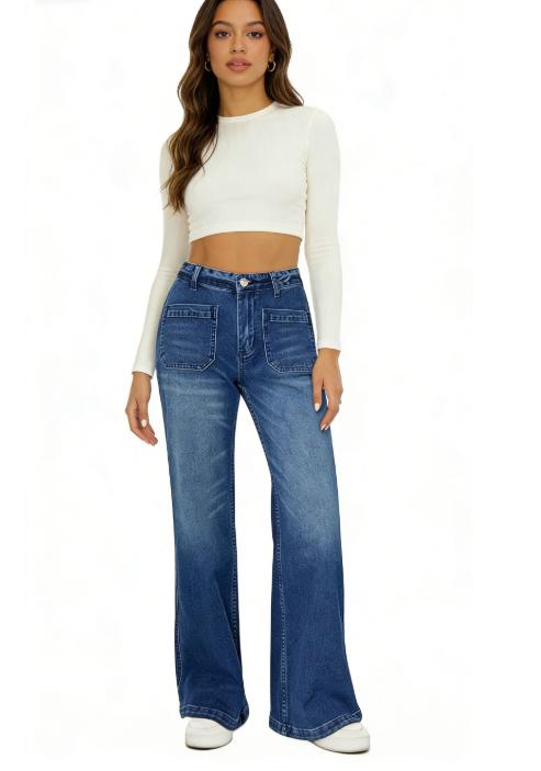 Women Wide Leg Jeans High Waist Baggy Jeans Loose Boyfriend Jeans Denim Pants Y2K
