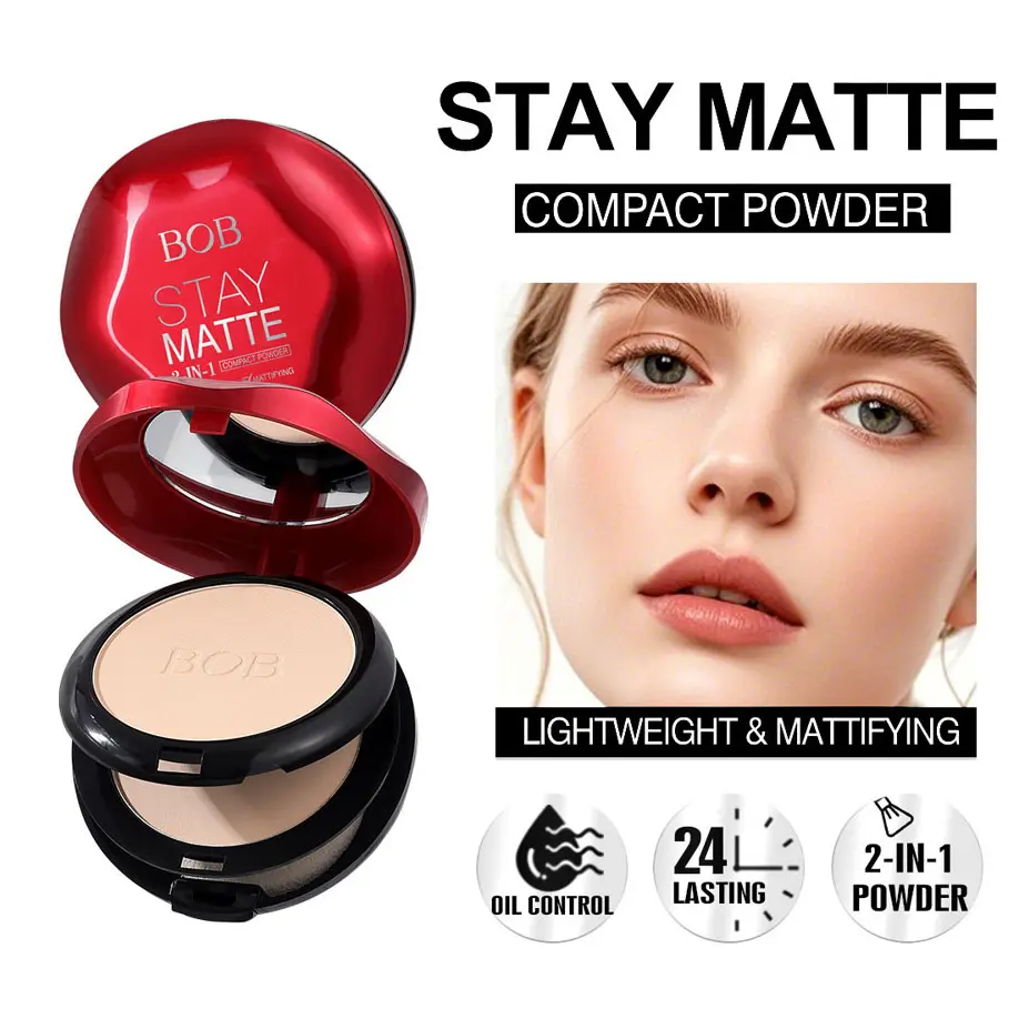 2-IN-1 Makeup Infallible Fresh Wear Foundation in a Powder, Up to 24H Wear, Waterproof, Golden Beige