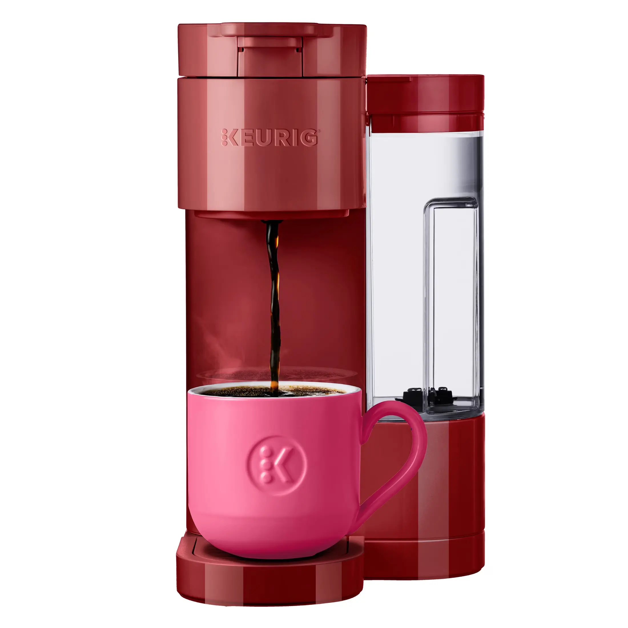 Keurig K-Express Essentials Red Single-Serve K-Cup Pod Filter Coffee & Espresso Combination Machine