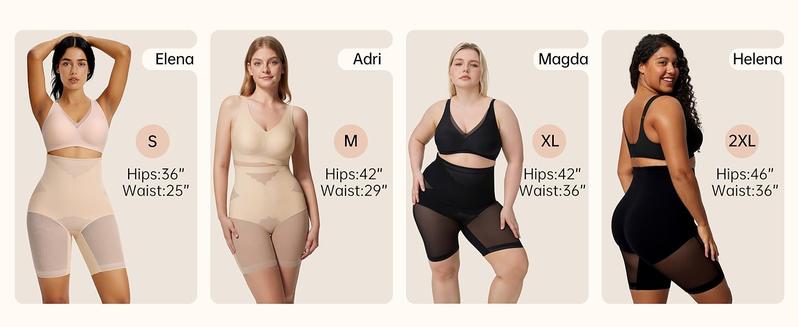 OEAK Comfortable Shapewear for Women Tummy Control High Waisted Shapewear Shorts Targeted Compression Breathable Body Shaper OEAK Comfortable Shapewear for Women Tummy Control High Waisted Shapewear Shorts Targeted Compression Breathable Body Shaper