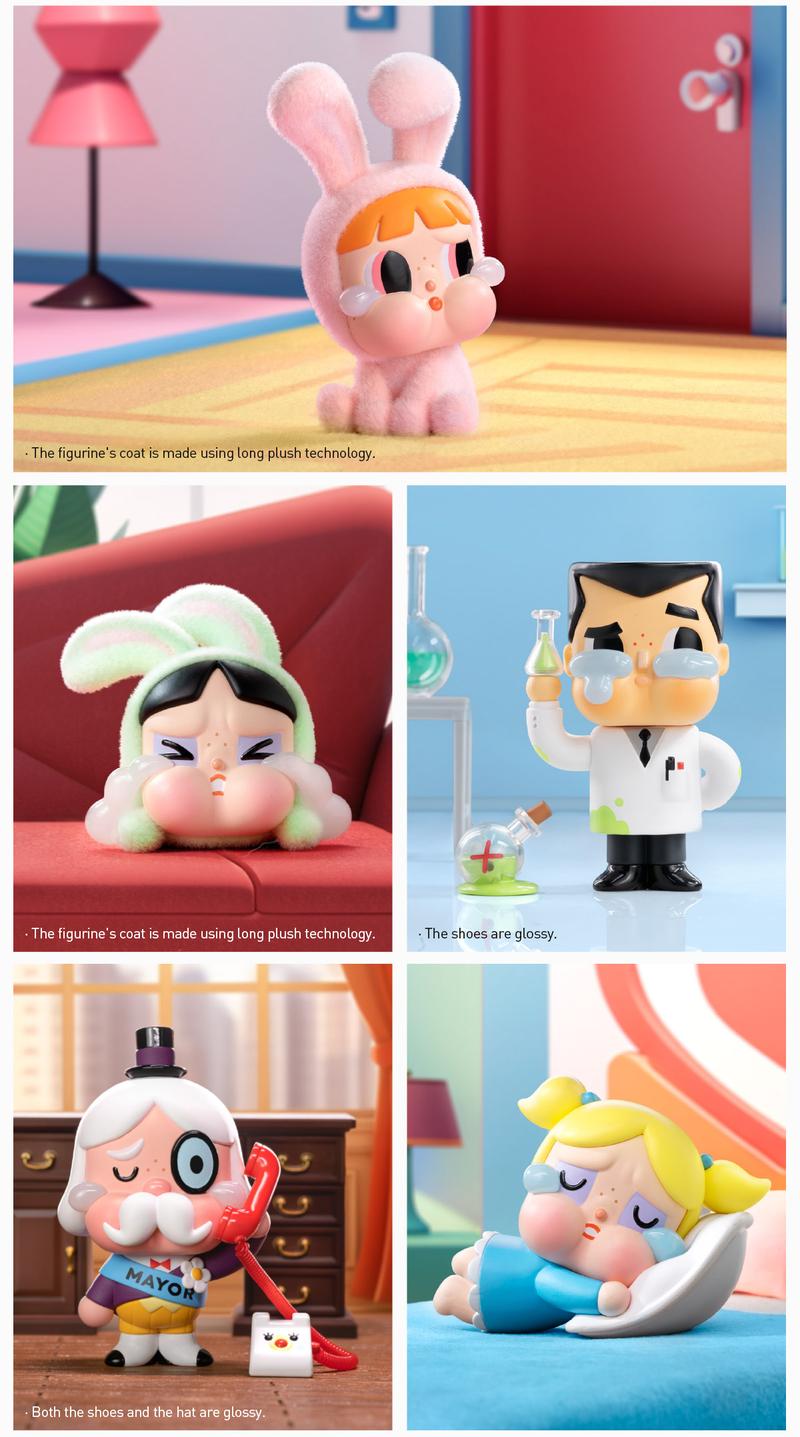 POP MART CRYBABY × Powerpuff Girls Series Figures, Blind Box