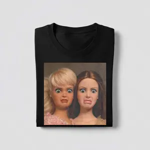 Graphic Tee Cotton Gift Tee,Graphic Shirts Funny Meme T-Shirt withShocked Doll Face Doll Face Meme Shirt ShortSleeve Tee Trendy, Weird Shirt, Sarcastic, FitCasual Short Sleeve Funny T-shirts for SummerFashion Men&Women's Top for Daily