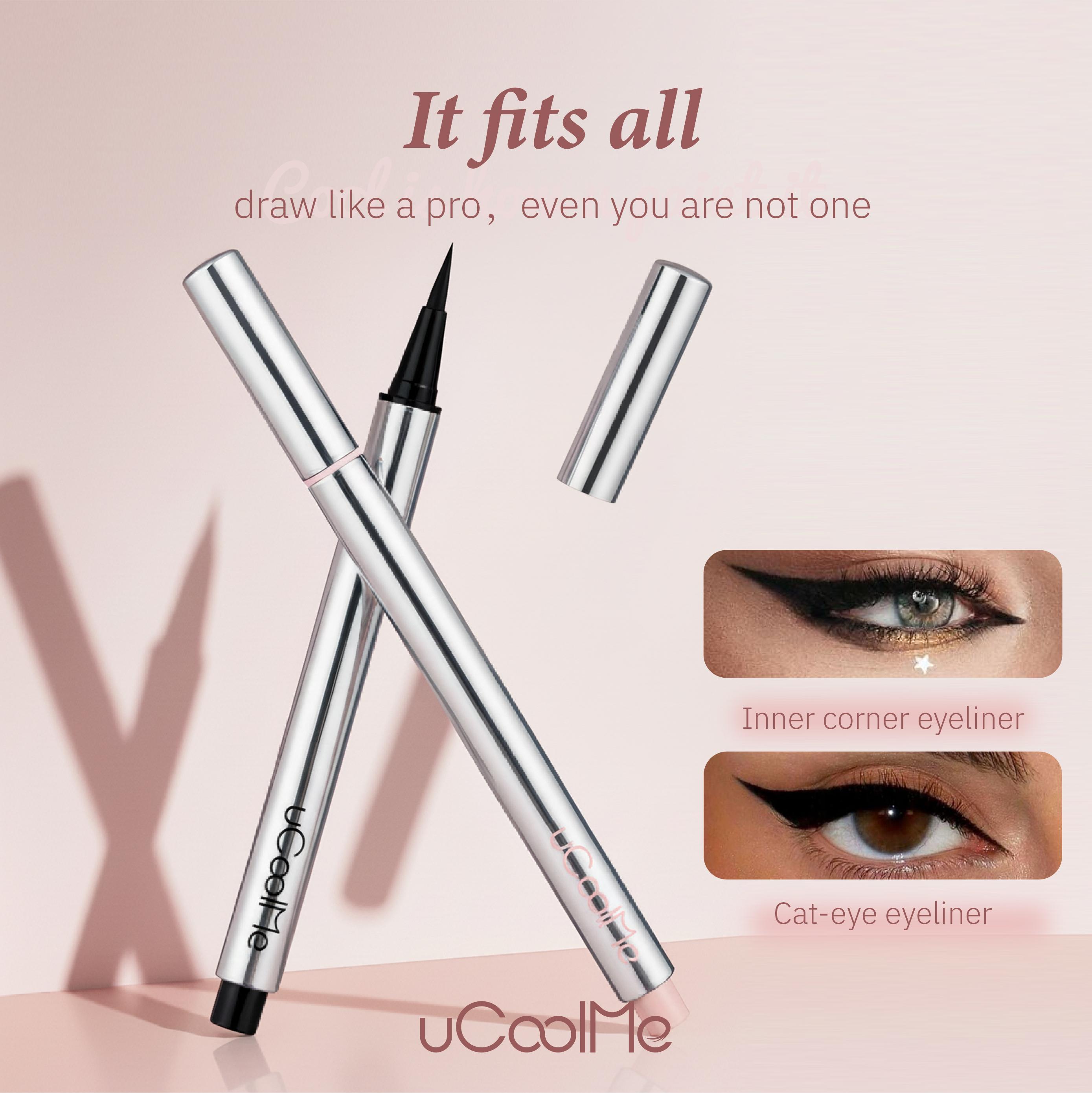uCoolMe Waterproof Liquid Eyeliner Tawny Brown & Black Long Lasting No Smudge Eyeliner for Women's Makeup Beauty Cosmetics Flawless Look All Day TiktokShopHolidayHaul