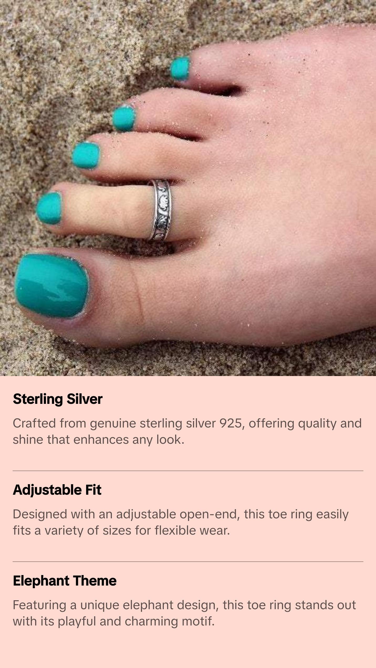 Elephant Toe Ring