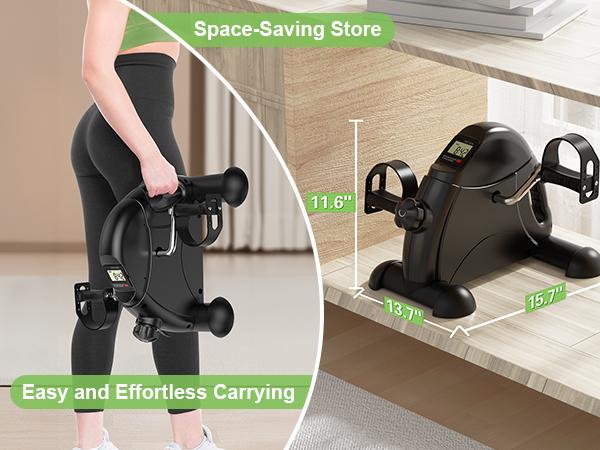 FEIERDUN Desk exercise bike, suitable for indoor workouts and physical therapy, wrist, arm, and leg rehabilitation trainer with electronic display screen #SpringStatements