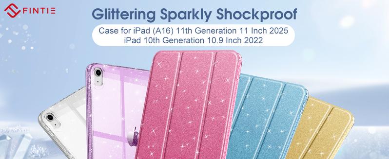 Fintie Case for iPad A16 11th Gen & iPad 10th Gen with Clear Back and Pencil Holder, Auto-Wake/Sleep, Girly iPad Cases, Pink iPad A16 Covers