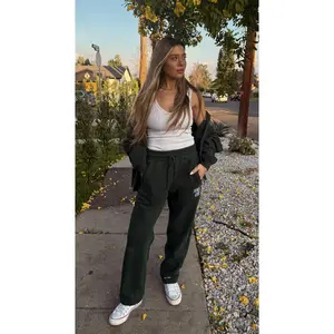 Sundays in Rome Olive Classic Straightleg Sweatpants