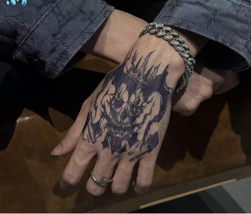 Xoriginal Hand-Back Tattoo Stickers: Ultra-Realistic, Waterproof, and Long-Lasting for a Bold Statement" Unique Style