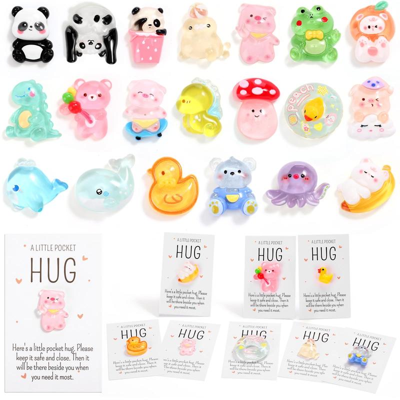 9/20/50 Pcs Pocket Hug for Easter Basket Stuffers Mini Resin Animals with Card Easter Party Gifts for Students Friends Easter Exchange Gift Employee Appreciation Gift Inspirational Gifts for Family Colleagues Thanksgiving Day Gift 9/20/50 Pcs Pocket Hug for Easter Basket Stuffers Mini Resin Animals with Card Easter Party Gifts for Students Friends Easter Exchange Gift Employee Appreciation Gift Inspirational Gifts for Family Colleagues Thanksgiving Day Gift