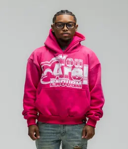 You Are Enough Hoodie - Pink