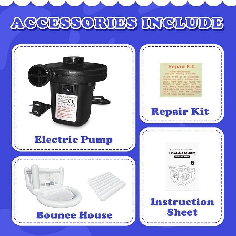 PVC Kids Infants Little Baby Bouncy Castle Inflatable Halloween Decoration Birthday Party Event Trampoline Soft Play Ball Pit