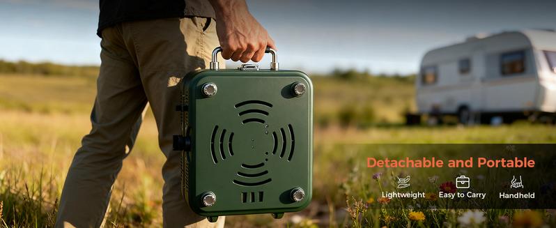 BIG HORN OUTDOORS 2 Burner Propane Camping Stove, Portable Camp Stove, Folding Gas Stove, Includes Frying Pan & Carry Bag for Camping, Emergency Use and Outdoor Cooking