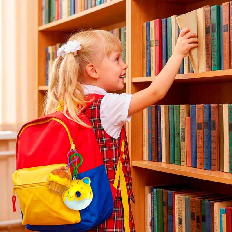 28Pcs&30pcs Dessert Squishy Toys Keychains with Kids Valentines Cards for Classroom Exchange Gifts 2025 Valentine Exchange Cards  Various decorations are available for selection.